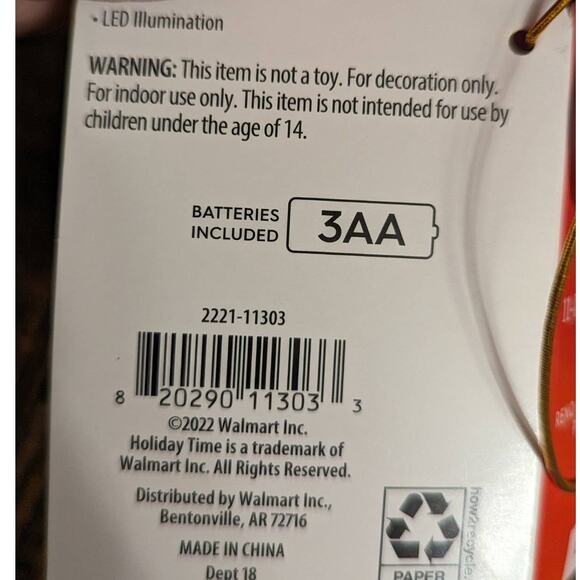 11" Blow Mold Tabletop Reindeer Christmas Deer/LIGHTS UP - Picture 7 of 8